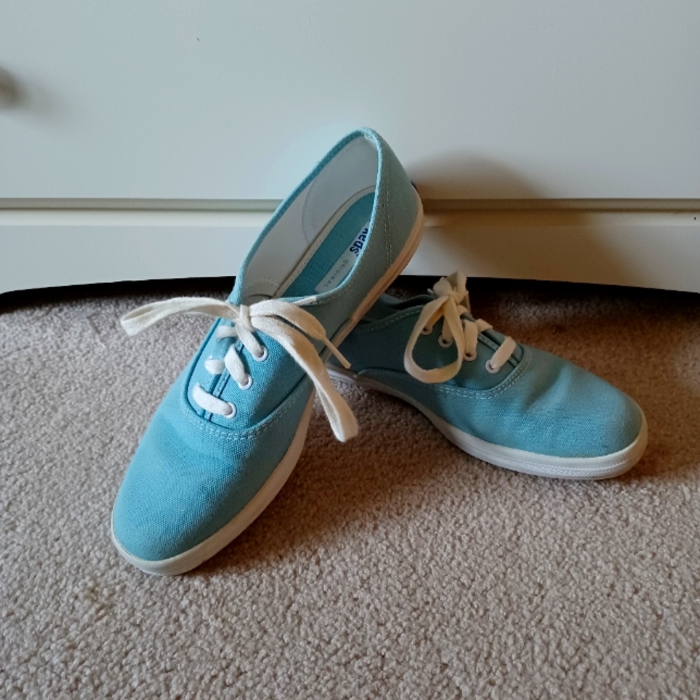 Keds women's original blue shoe